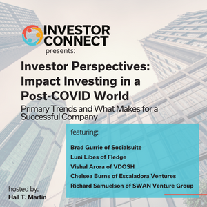 Investor Perspectives: Impact Investing in a Post-COVID World – Primary Trends and What Makes for a Successful Company