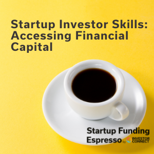 Startup Investor Skills — Accessing Financial Capital