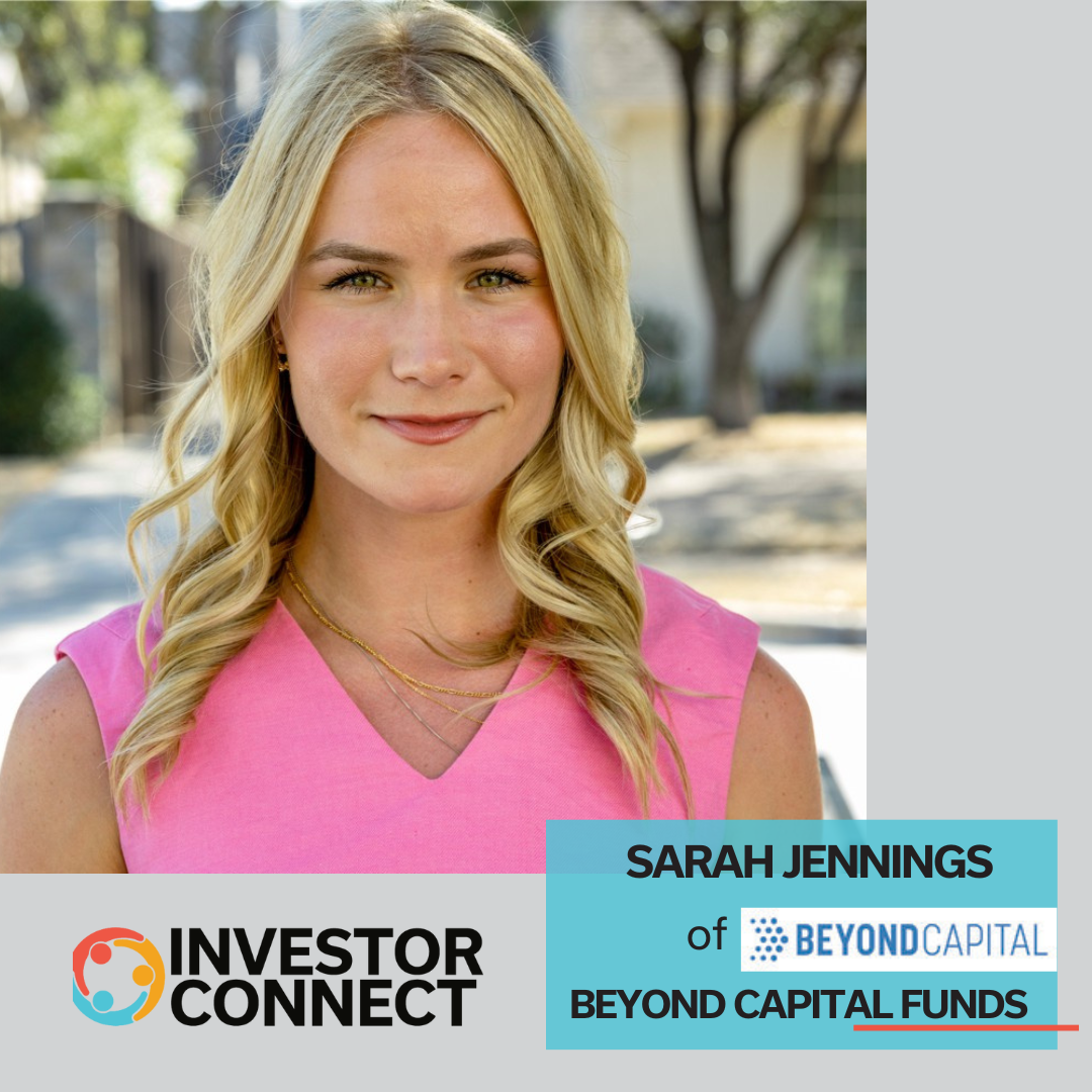 Investor Connect: Sarah Jennings of Beyond Capital Funds