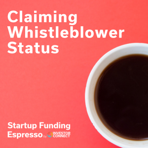 Claiming Whistleblower Status