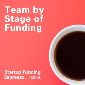 Startup Funding Espresso – Team by Stage of Funding