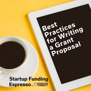 Best Practices for Writing a Grant Proposal